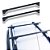 Rack Teto Eros Aluminío Preto Longarina 1260mm Universal - Imagem 1