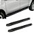 Estribo Hilux 2016 2017 2018 2019 2020 Cd Plástico Preto - Imagem 1