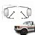 Espelho Retrovisor Ford F4000 1975 1976 Completo Plano - Par - Imagem 1