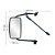 Espelho Retrovisor Vw 6.80 / 6.90 / 7.90 Completo Plano Par - Imagem 1