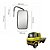 Espelho Retrovisor Mb L-608 / L-608d Plano - Par - Imagem 1
