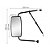 Espelho Retrovisor Mb 1113/ 1114/ 1313 Plano Completo - Par - Imagem 1