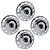 Calota Dianteira Oval Aro 20 Cromado Par - Imagem 1