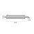 Silencioso Mb 712c 912c 914c 1215c Com Miolo - 3 Polegadas - Imagem 3