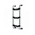 Escada Traseira Ford Cargo 2005 2006 2007 3 Degraus Cromado - Imagem 1
