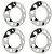 Calota De Roda Inclinada Scania Aro 20/22,5" Diant. - Imagem 1