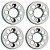 Kit Calota Protetora Ford F-4000 2000 2001 Dianteira Aro 16 - Imagem 1