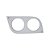 Moldura Farol Mb 1938 S Lado Direito Fibra Branco 6938267276 - Imagem 1