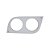 Moldura Farol Mb 1938 S Lad Esquerdo Fibra Branco 6938267176 - Imagem 1