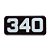 Emblema Lateral Volvo 340 - Imagem 2
