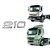 Letreiro 210 Volvo VM/VM23 2004 até 2009 codigo 20491068 - Imagem 1
