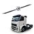 Emblema Transversal Volvo FH FM cromado 2004 até 2009 - Imagem 1