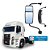 Retrovisor Completo Bi-Partido Volks Constellation LE - Imagem 1