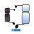 Retrovisor Completo Ford Cargo 2012 em diante Lado Direito - Imagem 3