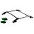 Bagageiro Rack de Teto Picasso Cromado Colado - Imagem 3