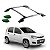 Bagageiro Fiat Uno 2011 2012 2013 2014 a 2020 Cromado Colado - Imagem 1