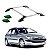 Bagageiro Peugeot 206 1999 a 2008 Prata Colado - Imagem 1