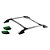 Rack de Teto Peugeot 206 1999 a 2008 Cromado Colado - Imagem 2