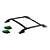 Bagageiro Gol G4 1999 2000 2001 2002 a 2008 Preto Colado - Imagem 2
