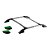 Bagageiro Corsa Hatch 1995 96 97 98 1999 2000 Cromado Colado - Imagem 2
