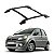 Rack de Teto Fiat Idea Preto Parafusada no Teto - Imagem 1