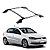 Bagageiro Gol G5 G6 2010 2011 2012 2013 a 2017 Cromado - Imagem 1