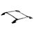 Rack de Teto Peugeot 206 1999 a 2008 Cromado Parafusado - Imagem 2
