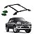 Bagageiro Colado Ranger 1998 a 2012 Preto Cabine Dupla - Imagem 1