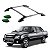 Bagageiro S10 1995 a 2010 2011 Cromado Cabine Dupla Colado - Imagem 1