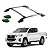 Bagageiro Hilux 2005 a 2015 Cromado Cabine Dupla Colado - Imagem 1