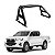 Santo Antonio Hilux 2005 A 2012 2013 2014 2015 Preto Duplo - Imagem 1