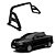 Santo Antônio Fiat Toro 2016 2017 2018 2019 2020 Preto 70mm - Imagem 1