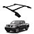 Rack Teto Frontier 2003 2004 2005 2006 2007 Cab. Dupla Preto - Imagem 1