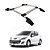 Rack De Teto Peugeot 207 2002 2003 2004 2005 2006 2007 Prata - Imagem 1
