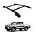 Rack De Teto Hilux 2016 2017 2018 2019 2020 Cab. Dupla Preto - Imagem 1