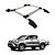 Rack De Teto Hilux 2016 2017 2018 2019 2020 Cab. Dupla Prata - Imagem 1