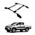 Rack De Teto Hilux 2016 2017 2018 2019 2020 C. Dupla Cromado - Imagem 1