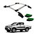 Rack De Teto Hilux 2016 2017 2018 2019 2020 Cab. Dupla Prata - Imagem 1