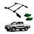 Rack De Teto Hilux 2016 2017 2018 2019 2020 C. Dupla Cromado - Imagem 1