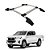 Rack De Teto Hilux 2005 a 2012 2013 2014 2015 C. Dupla Prata - Imagem 1