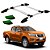 Bagageiro Nissan Sel 2008 2009 2010 A 2017 Alumínio Colado - Imagem 1