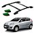 Bagageiro Palio 2012 13 2014 2015 2016 2017 18 Preto Colado - Imagem 1