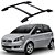 Bagageiro Fiat Idea 2005 2006 2007 2008 2009 A 2016 Preto - Imagem 1