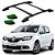 Bagageiro Sandero 2007 2008 2009 2010 A 2020 Preto Colado - Imagem 1