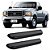 Estribo F250 1998 1999 2000 2001 A 2012 Cab Simples Preto - Imagem 1