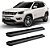 Estribo Jeep Compass 2016 2017 2018 2018 2020 Alumínio Preto - Imagem 1