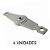 Flange Dianteira Roda Raiada - Kit 4 Unidades - Imagem 1