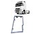Aro farol LE FH 12 Cromado 2005 a 2010 - Imagem 1