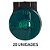 Lanterna Lateral Carreta Randon Bivolt Verde Led - 20 un - Imagem 2