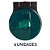 6 Lanterna Lateral Carreta Randon Bivolt Verde Led - Imagem 2